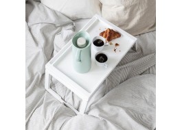 Bàn gấp gọn để giường KLIPSK IKEA - MÀU TRẮNG