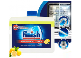 Dung dịch tẩy rửa máy rửa chén Finish Dishwasher Cleaner 250ml- Hương chanh